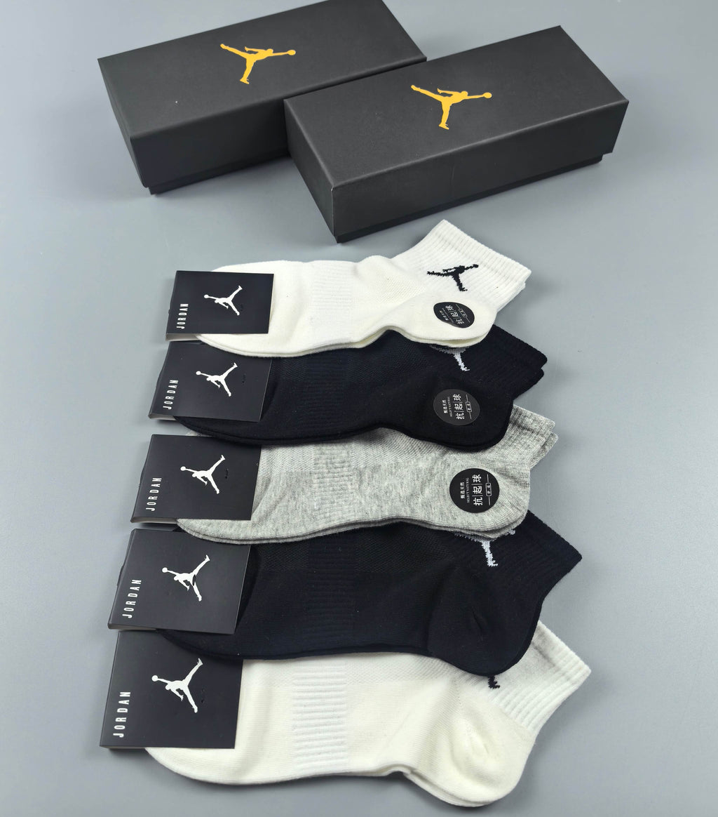 Jordan Cotton Crew Socks - 5-Pair Pack