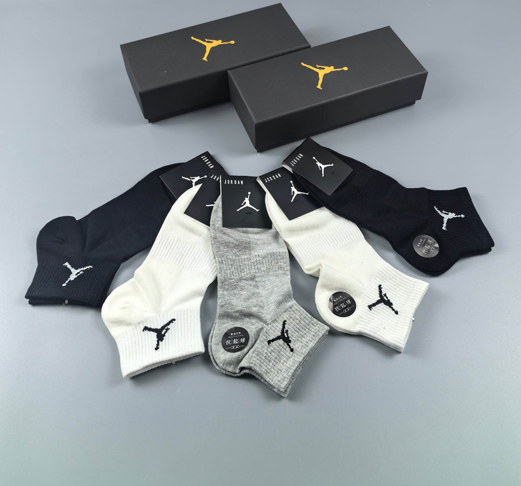 Jordan Cotton Crew Socks - 5-Pair Pack