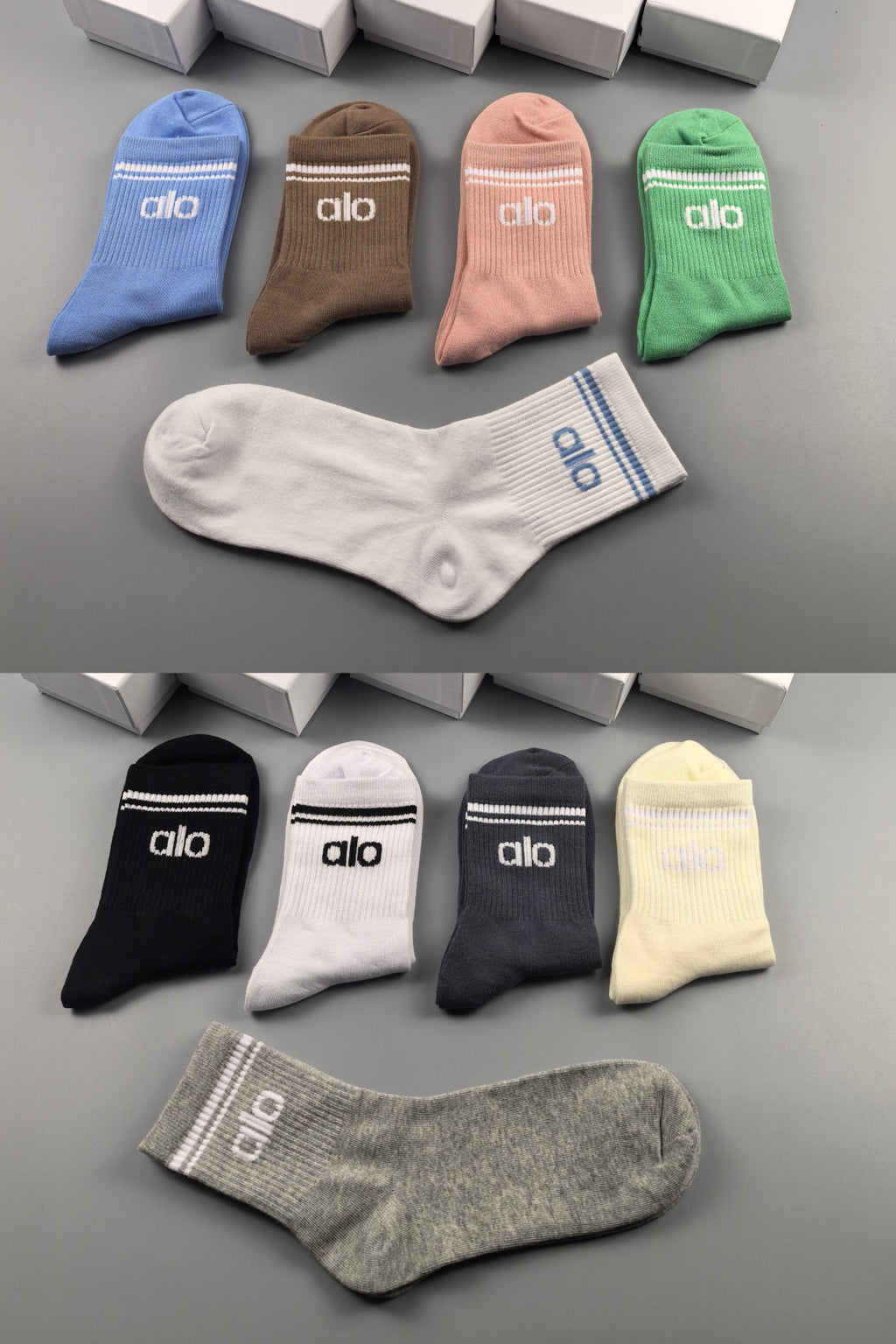 Alo Cotton Short Socks