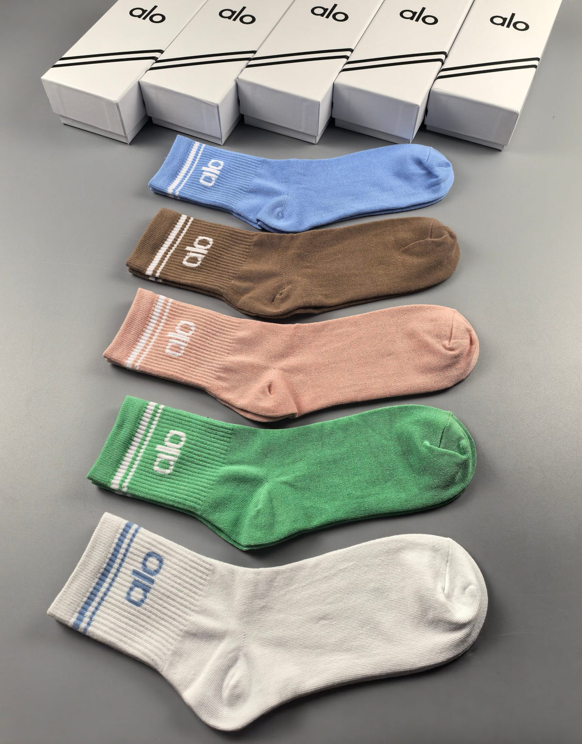 Alo Cotton Crew Socks