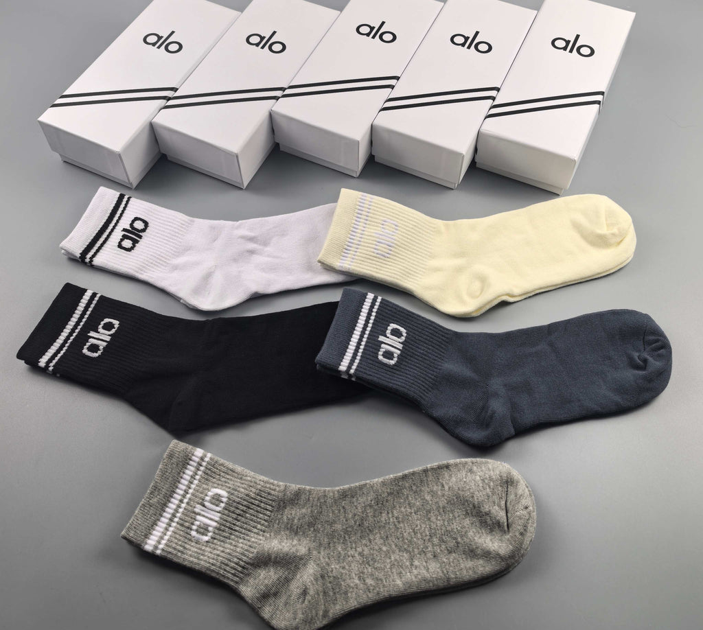 Alo Cotton Crew Socks