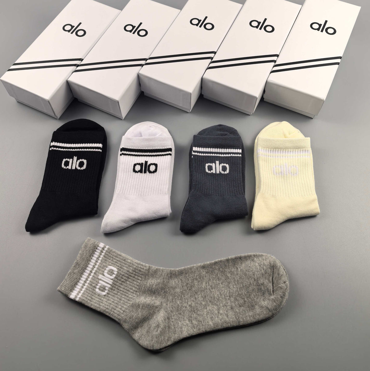 Alo Cotton Short Socks