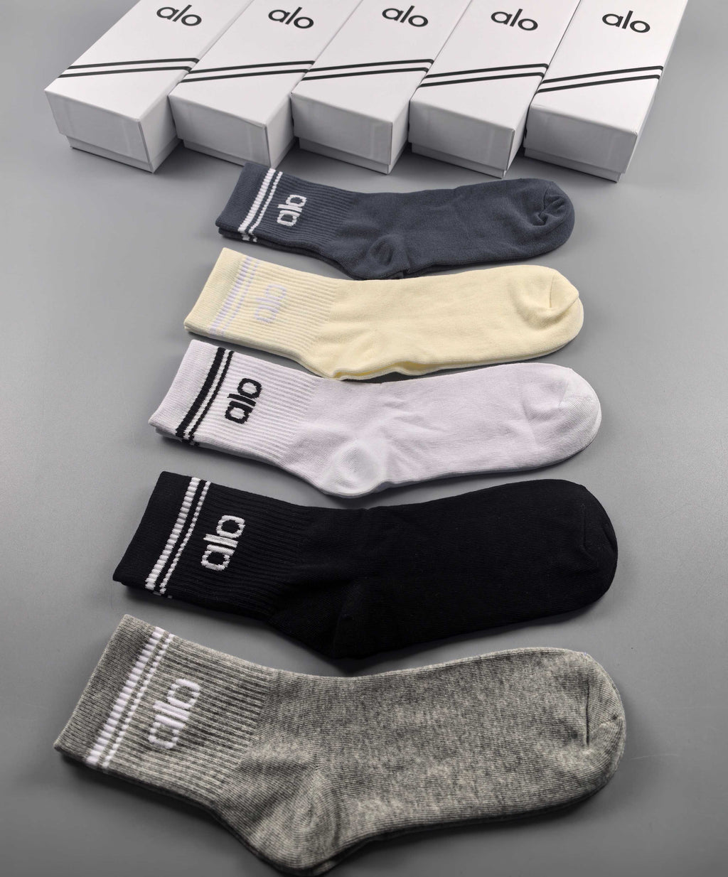 Alo Cotton Crew Socks
