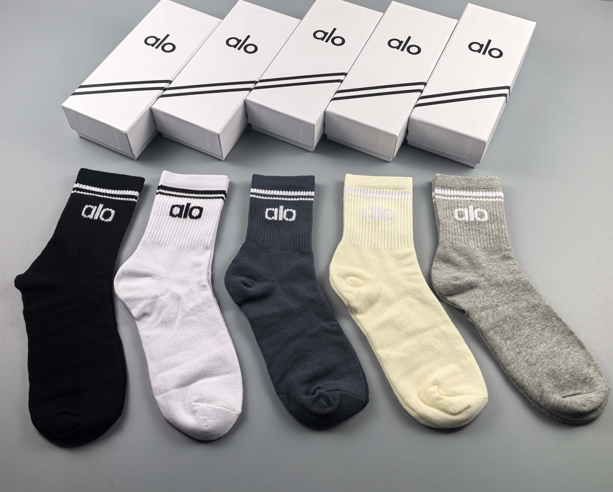 Alo Cotton Crew Socks