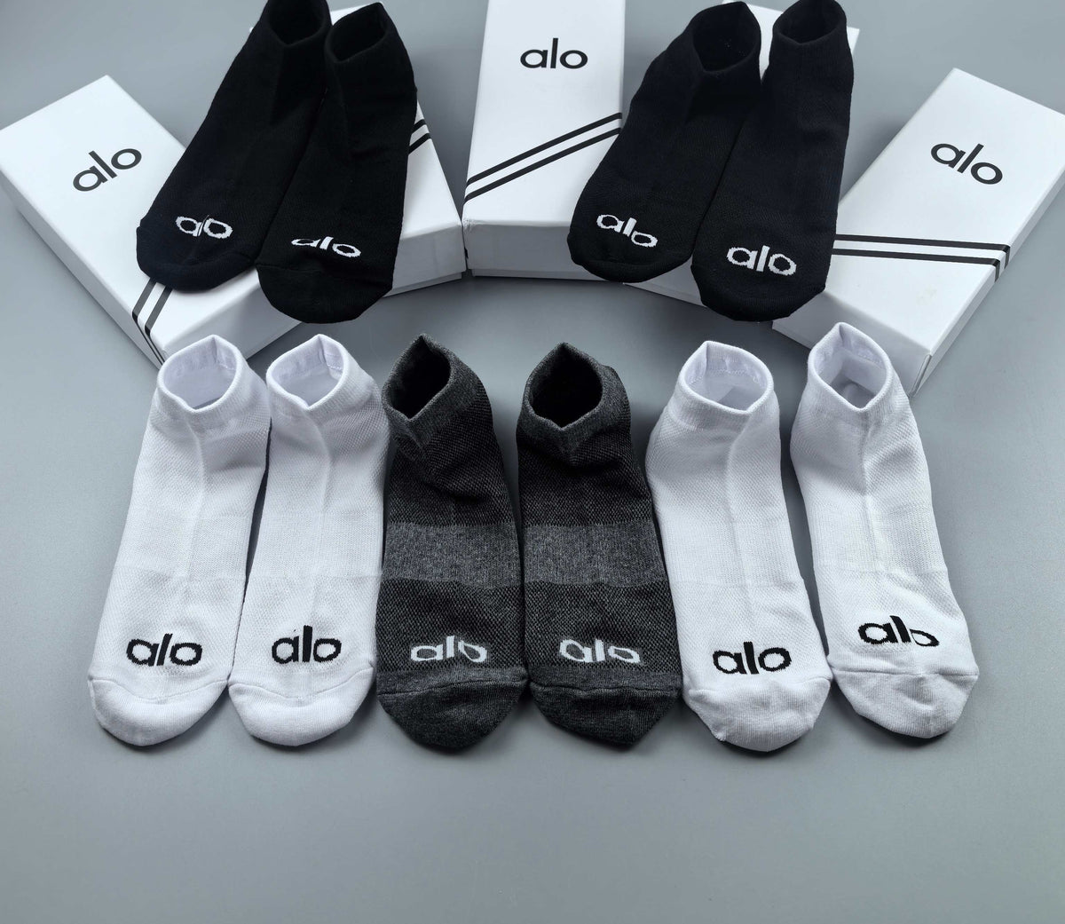 Alo Cotton Short Socks