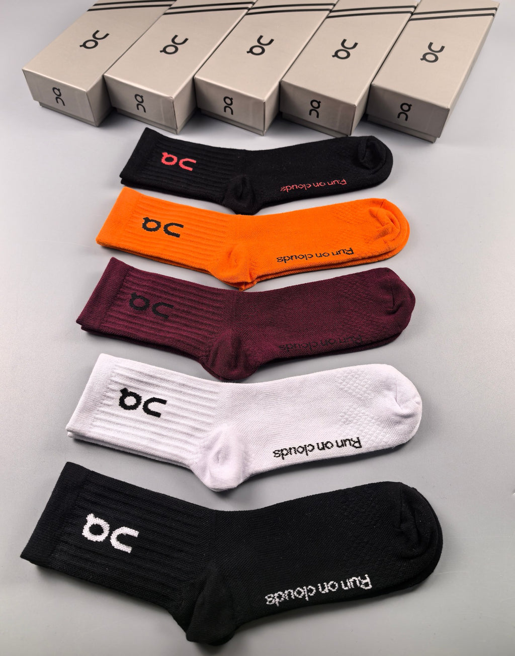 On Cotton Crew Socks - 5-Pair Pack
