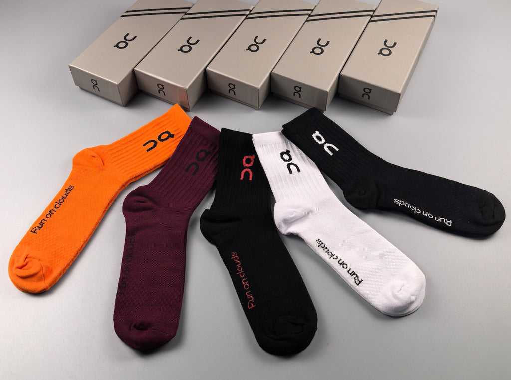 On Cotton Crew Socks - 5-Pair Pack