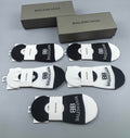 Balenciaga Cotton No-Show Socks - 5-Pair Box