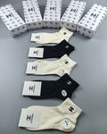 Chanel Cotton Short Socks - 5-Pair Pack