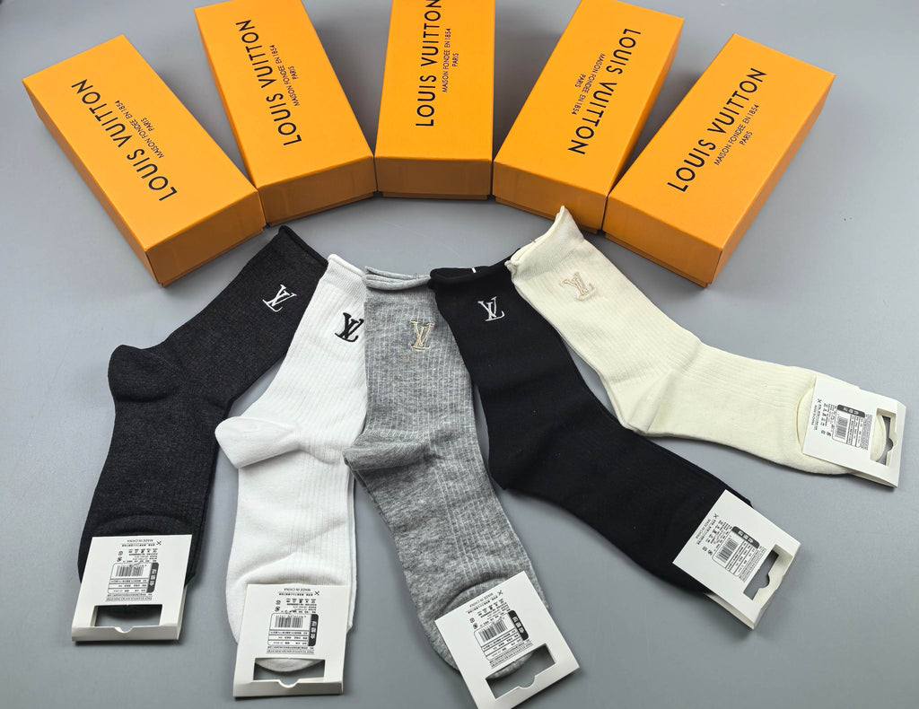 Louis Vuitton Short Socks - 5-Pair Pack