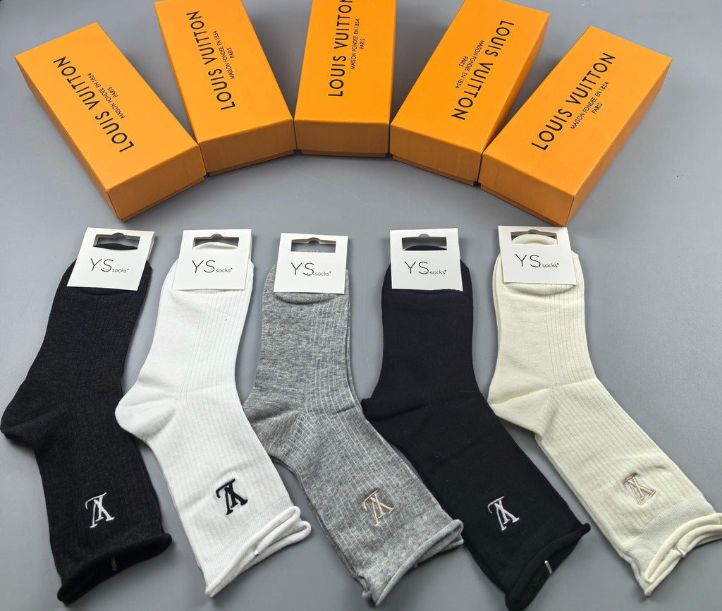 Louis Vuitton Short Socks - 5-Pair Pack
