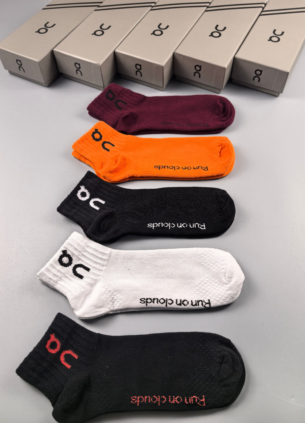 On Cotton Crew Socks - 5-Pair Pack