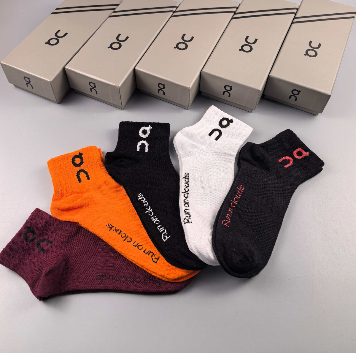 On Cotton Socks - 5-Pair Set