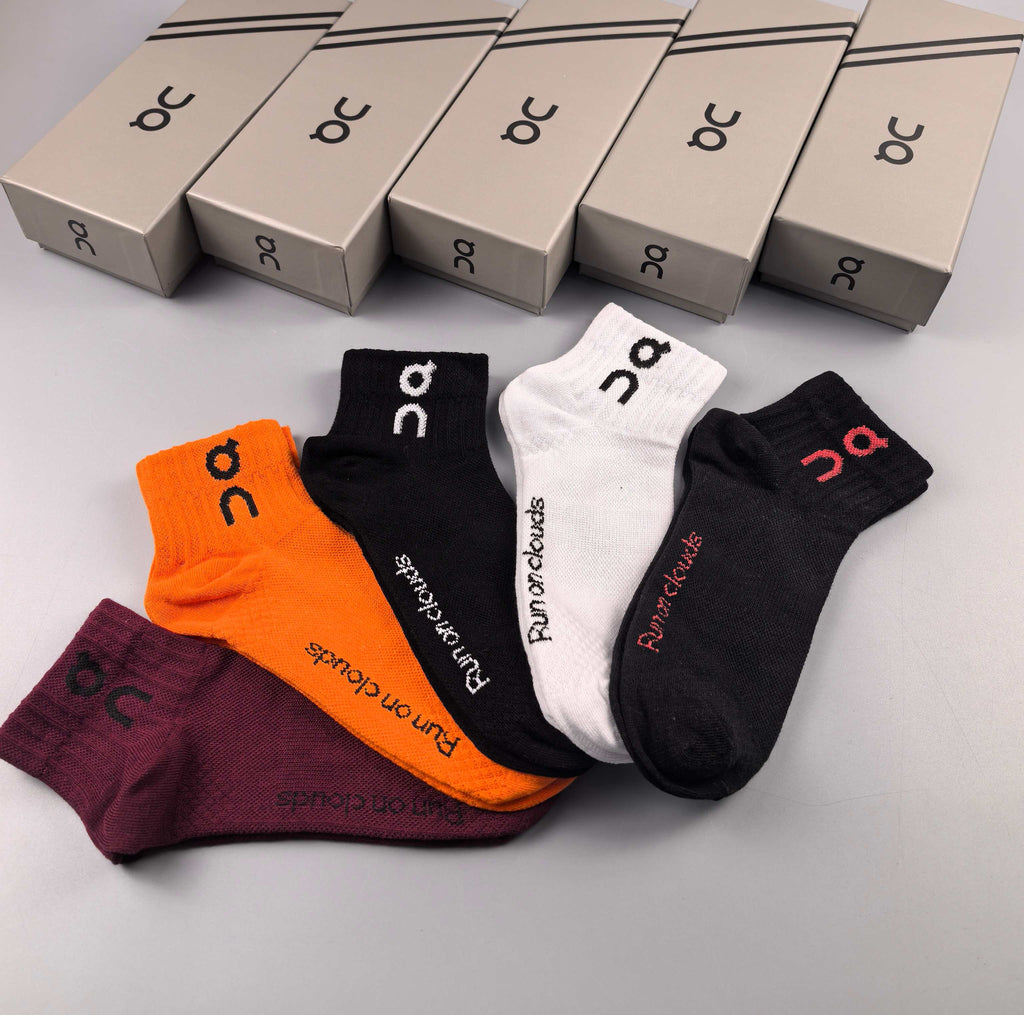 On Cotton Socks - 5-Pair Set