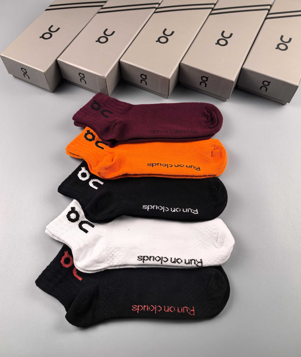 On Cotton Crew Socks - 5-Pair Pack