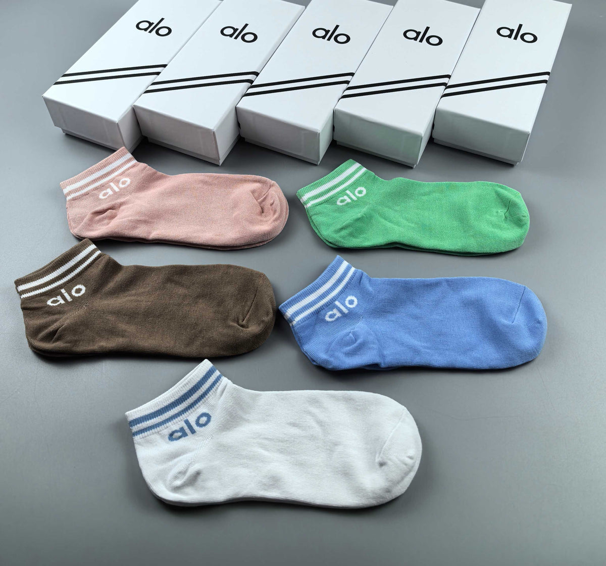 Alo Cotton Short Socks