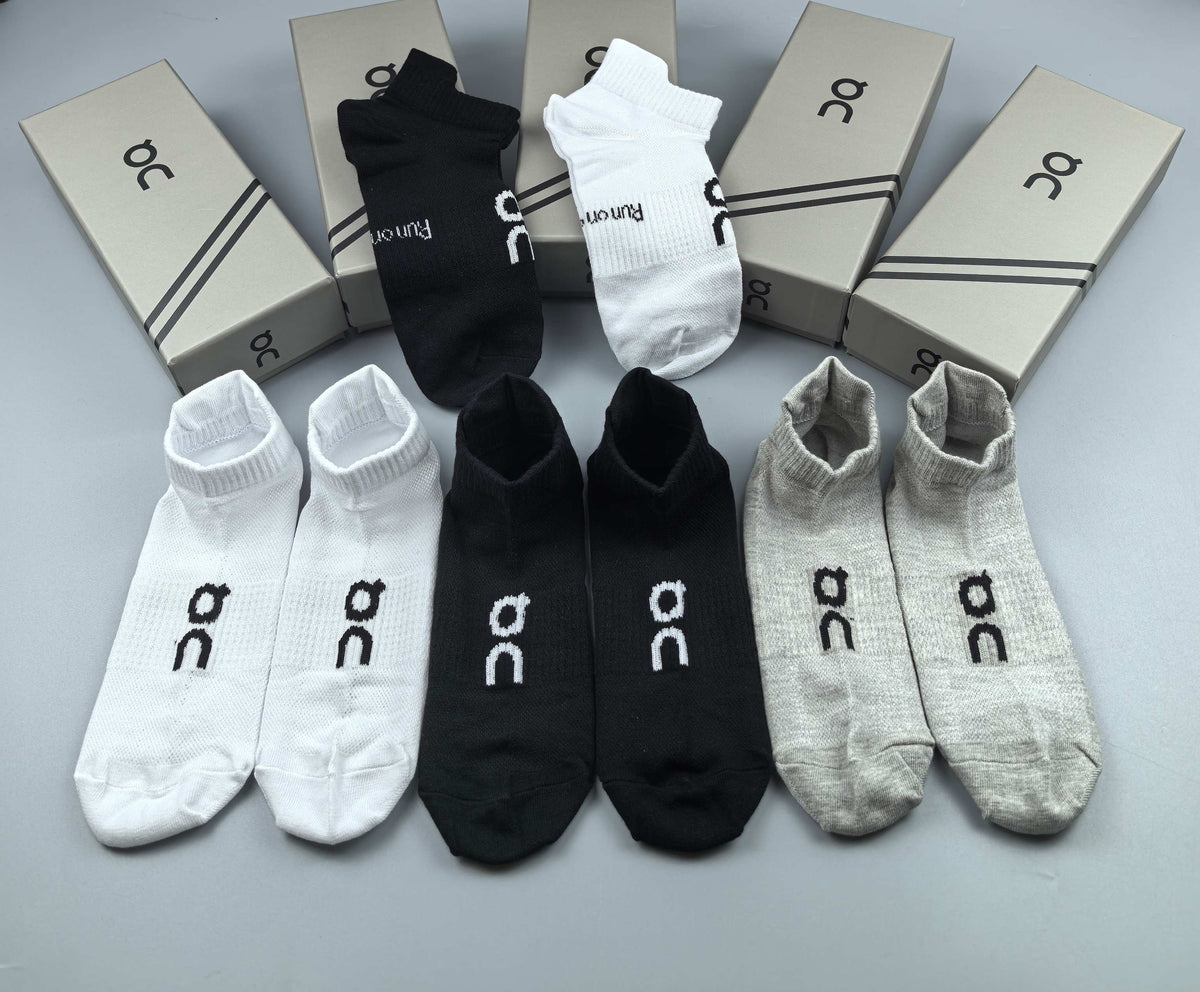 On Cotton Crew Socks - 5-Pair Pack