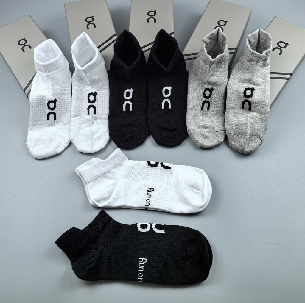 On Cotton Crew Socks - 5-Pair Pack