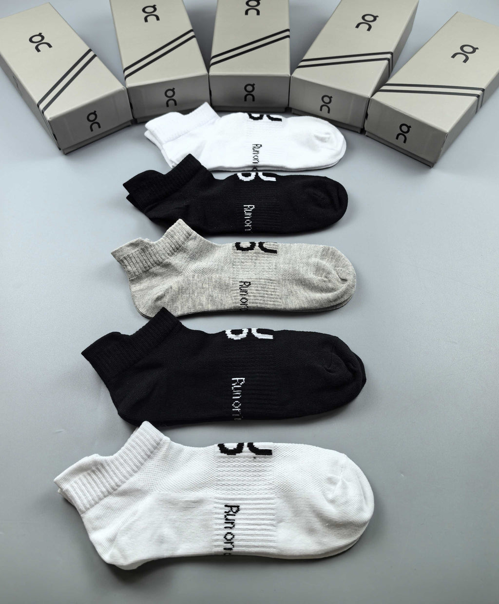 On Cotton Crew Socks - 5-Pair Pack