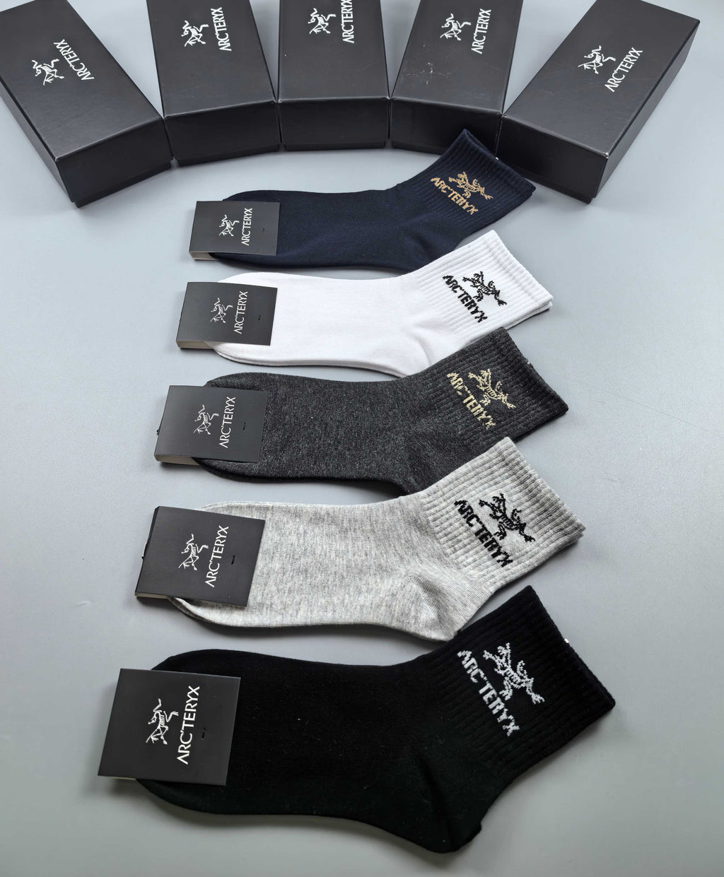 Arc'teryx Cotton Crew Socks - 5-Pair Pack