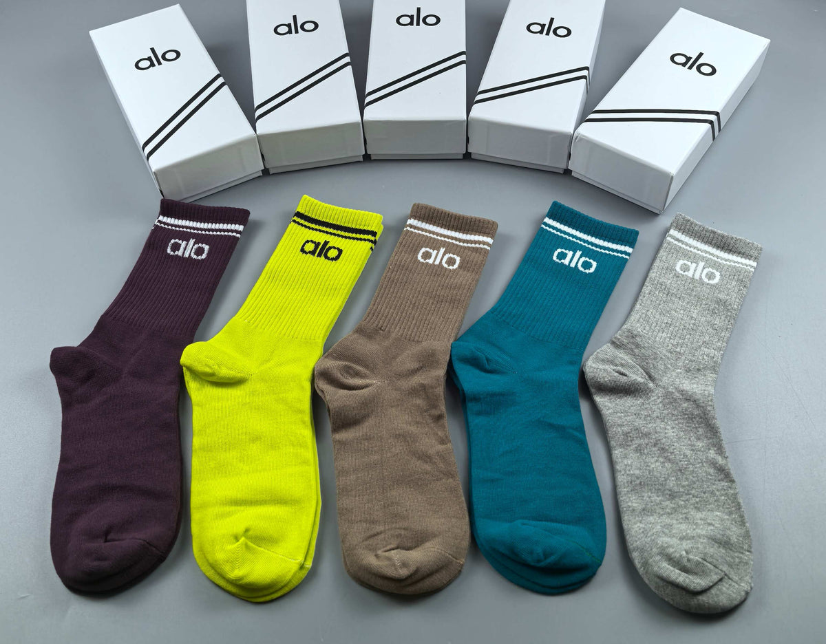 Alo Cotton Crew Socks