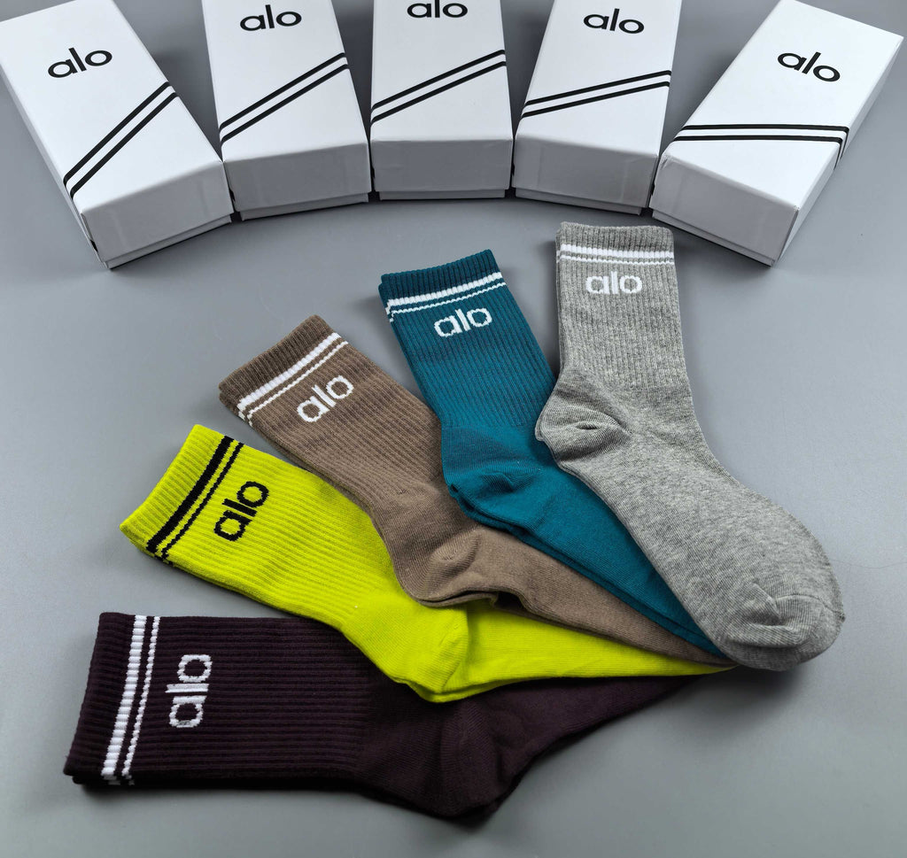 Alo Cotton Crew Socks