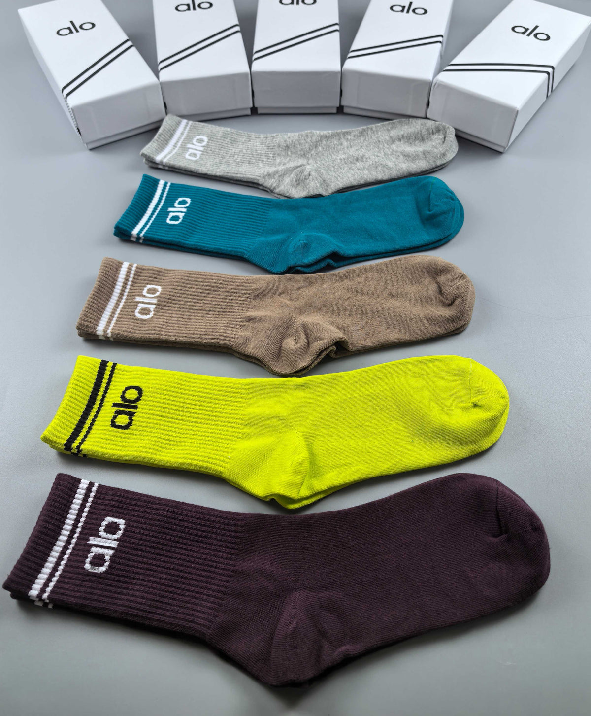 Alo Cotton Crew Socks
