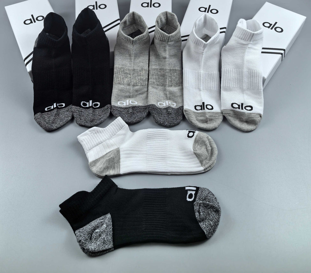 Alo Cotton Short Socks