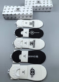 Chanel Cotton Short Socks - 5-Pair Pack