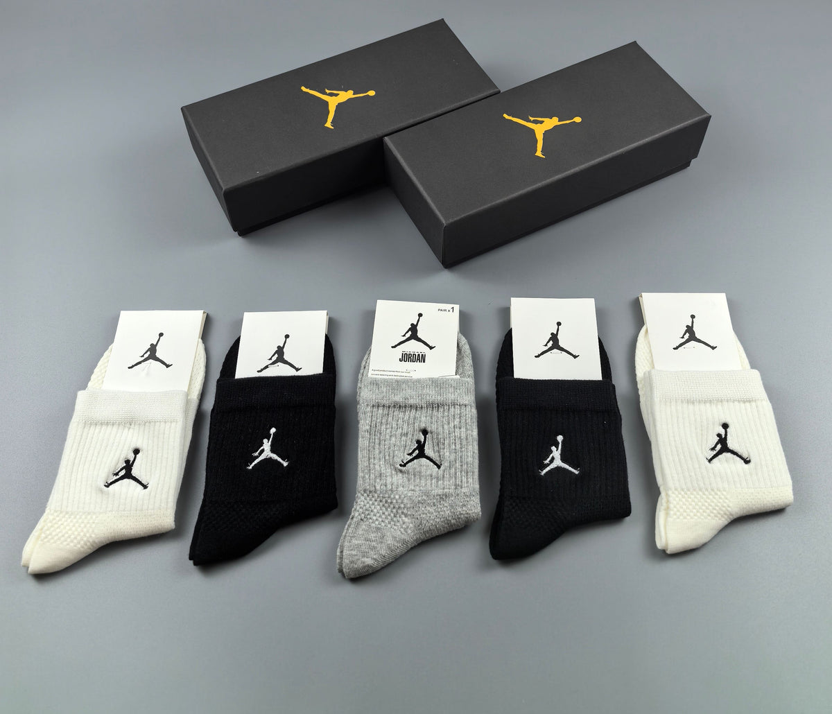 Jordan Cotton Men's Boxer Briefs - 5-Piece Box
