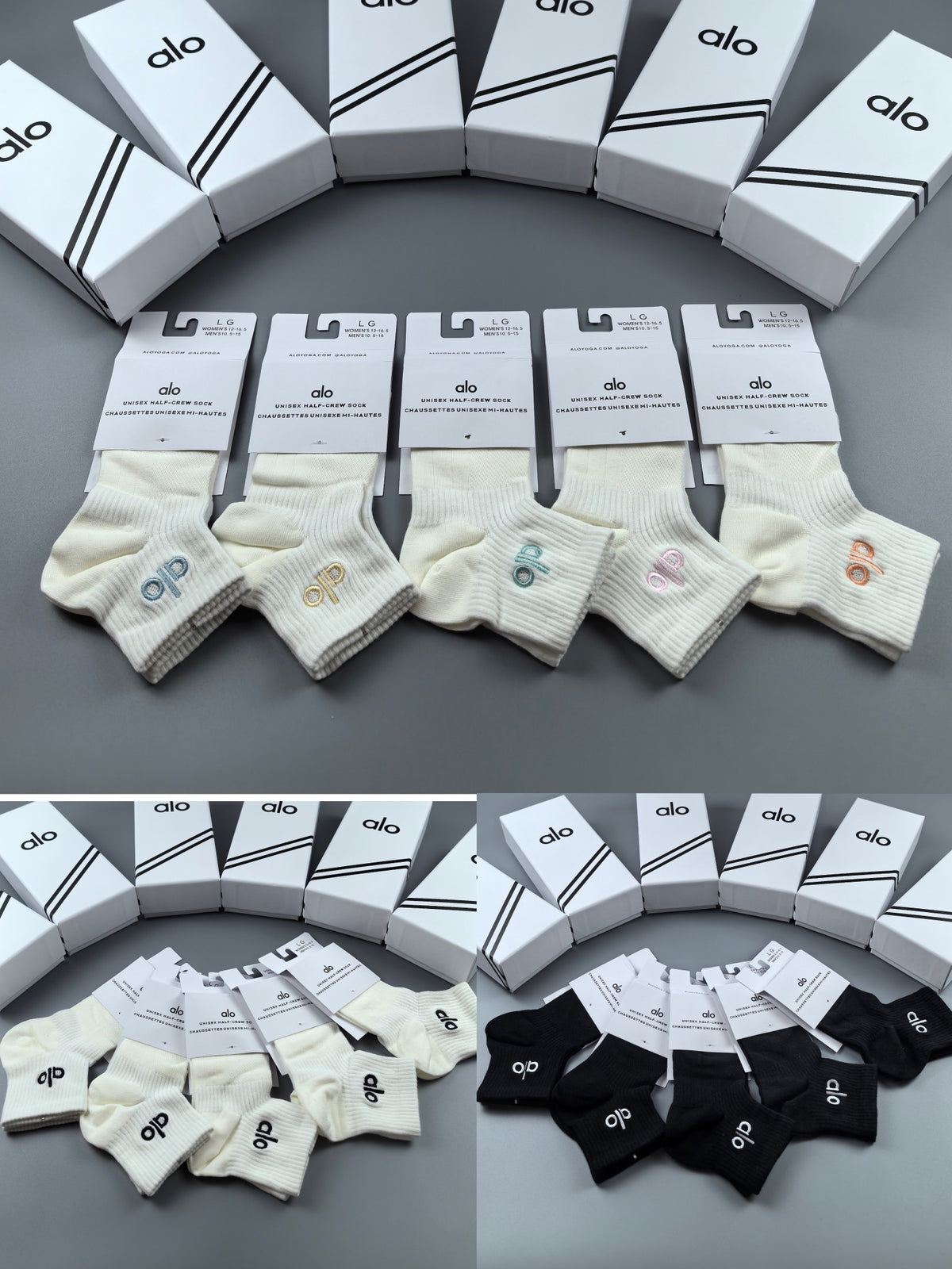 Alo Cotton Crew Socks