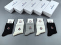 Moncler Small Round Emblems Ankle Socks - 5-Pair Set