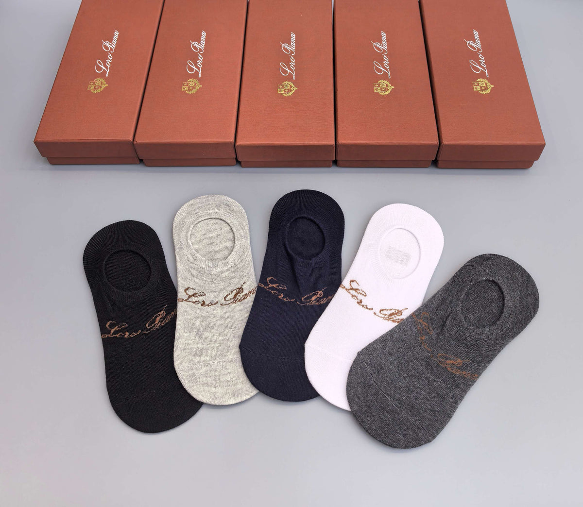 Loro Piana Cotton No-Show Socks