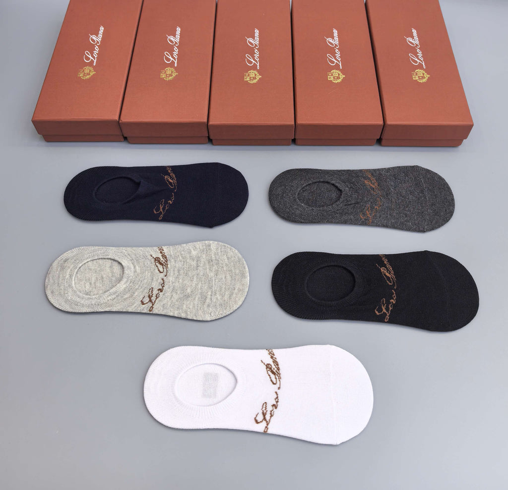 Loro Piana Cotton No-Show Socks