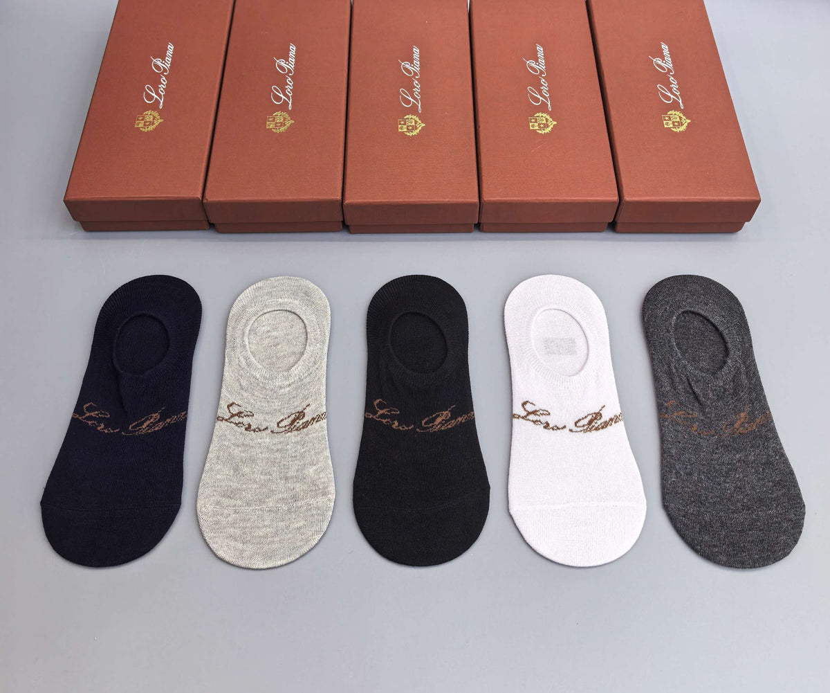 Loro Piana Cotton No-Show Socks