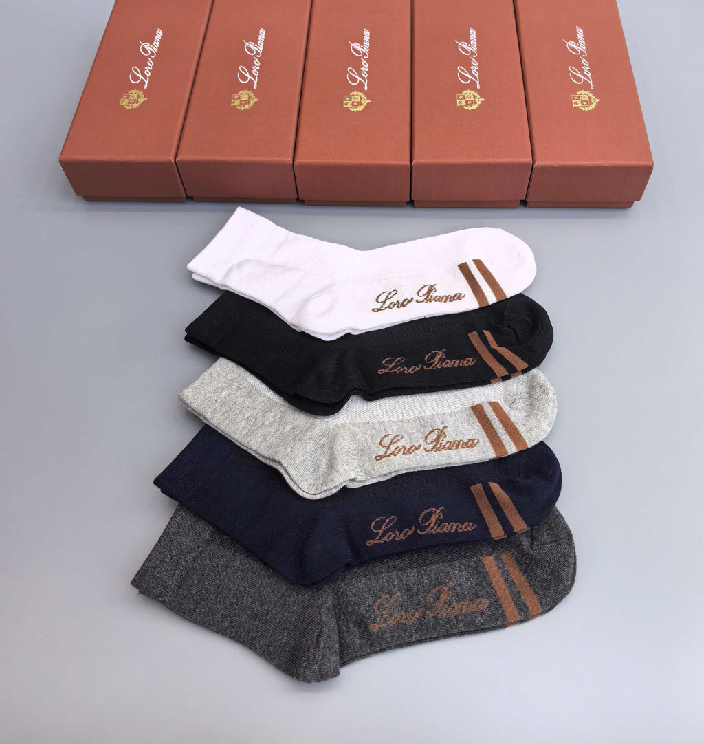 Loro Piana Cotton Crew Socks