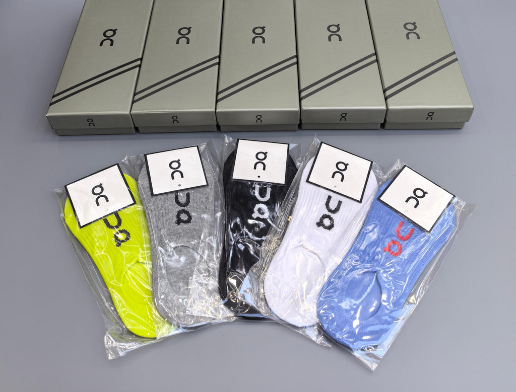 On Cotton Short Socks - 5-Pair Pack