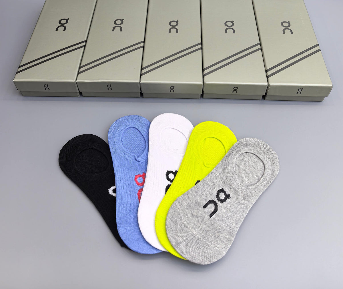 On Cotton Short Socks - 5-Pair Pack