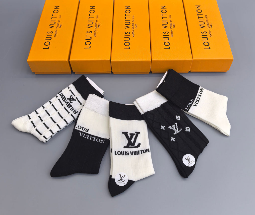 Cotton Short Socks - 5-Pair Pack