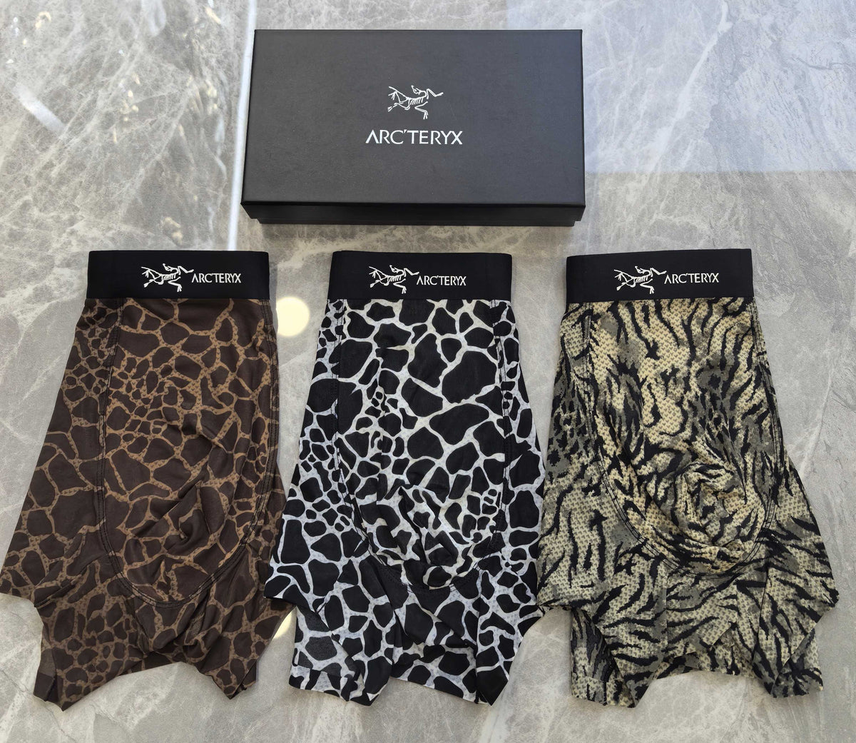 Arc'teryx Nylon Blend Men's Boxer Briefs - 3-Piece Box