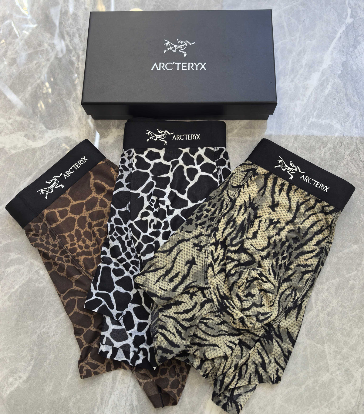 Arc'teryx Nylon Blend Men's Boxer Briefs - 3-Piece Box