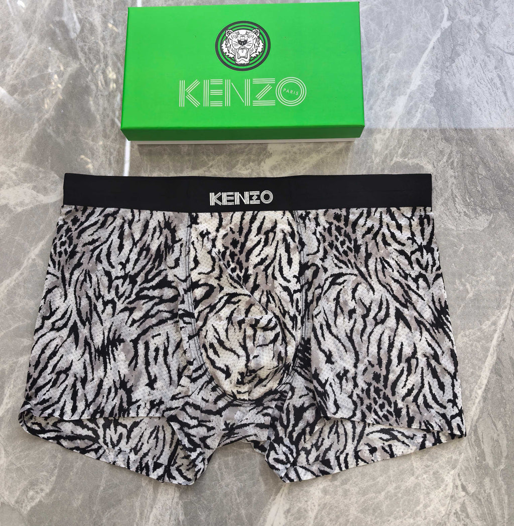 Kenzo Nylon Blend Men's Boxer Briefs - 3-Piece Box