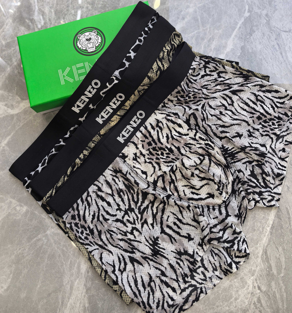 Nylon Blend Men's Boxer Briefs - 3-Piece Box