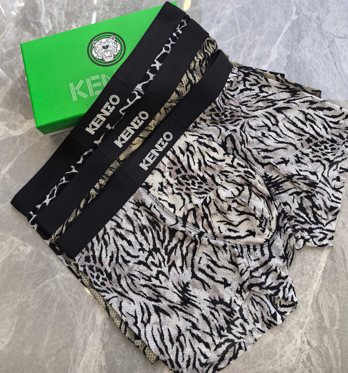 Nylon Blend Men's Boxer Briefs - 3-Piece Box