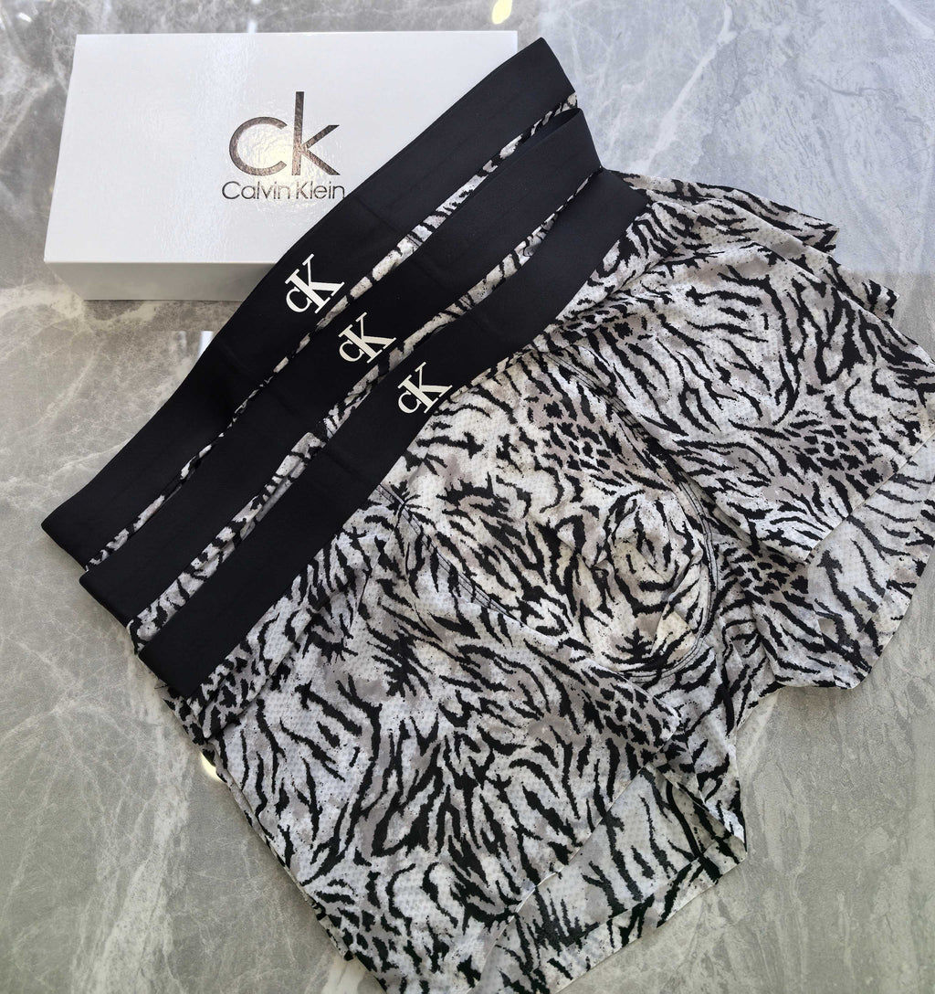 Calvin Klein Nylon Blend Men's Boxer Briefs - 3-Piece Box