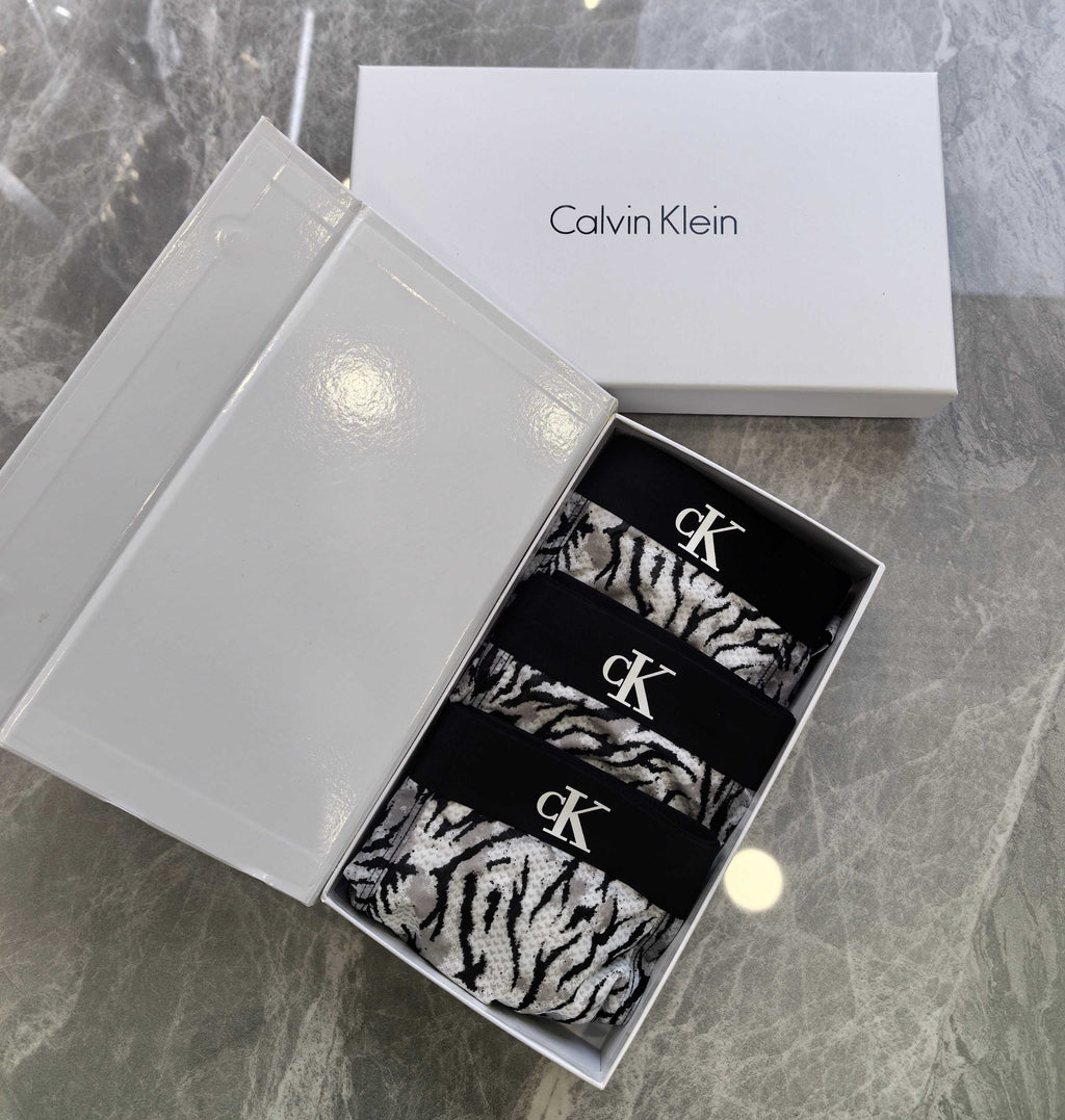 Calvin Klein Nylon Blend Men's Boxer Briefs - 3-Piece Box