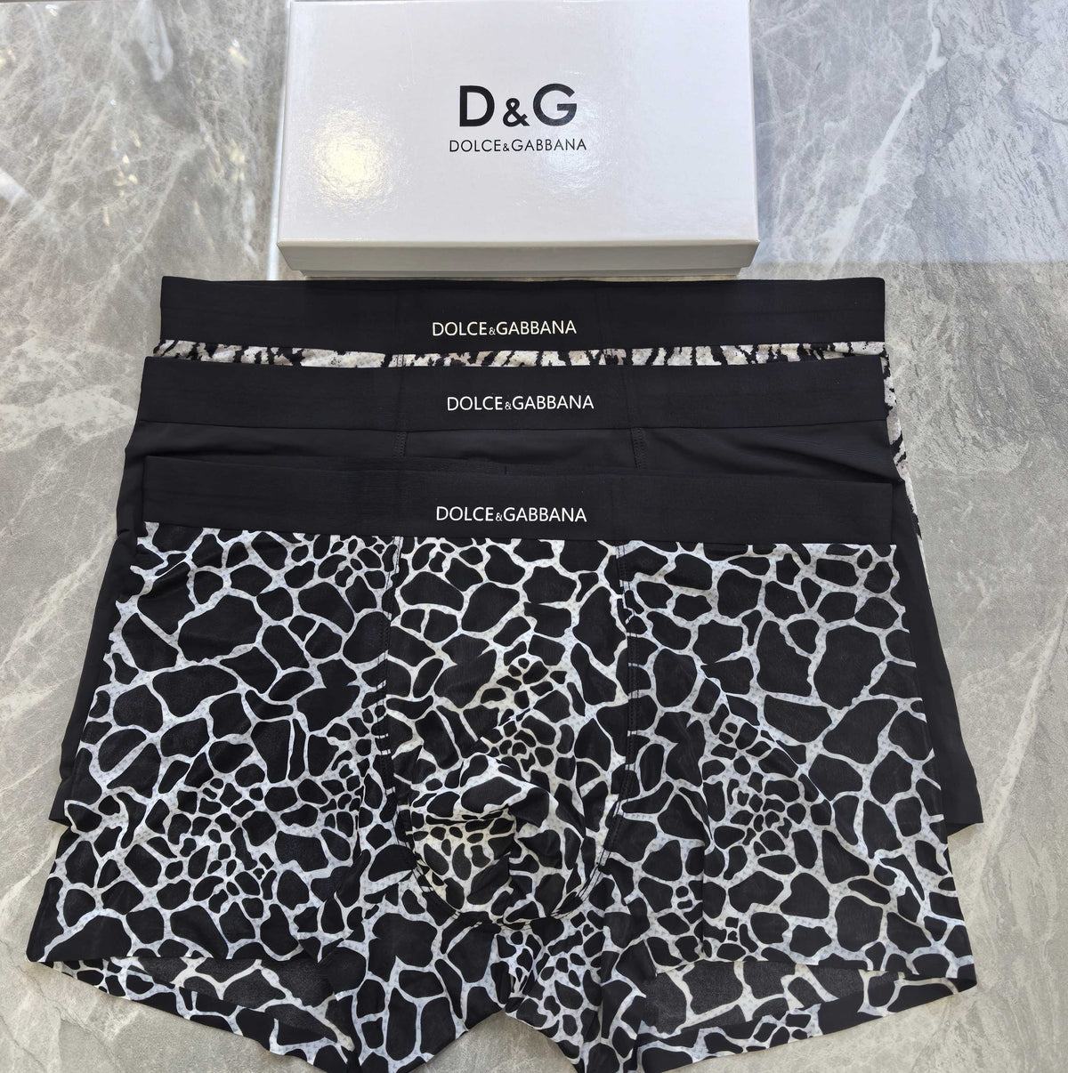 Nylon Blend Men's Boxer Briefs - 3-Piece Box
