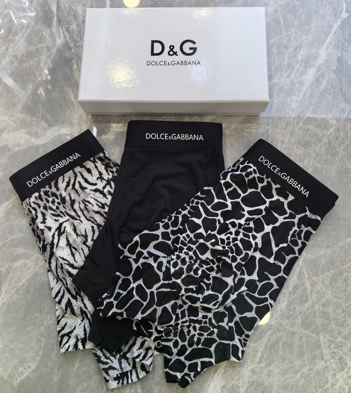 Nylon Blend Men's Boxer Briefs - 3-Piece Box