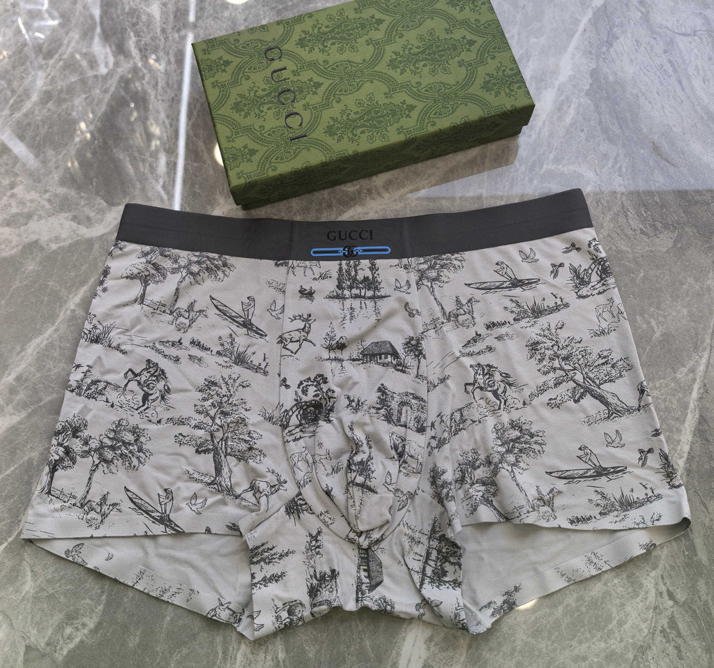 Gucci Modal Men's Boxer Briefs - 3-Piece Box
