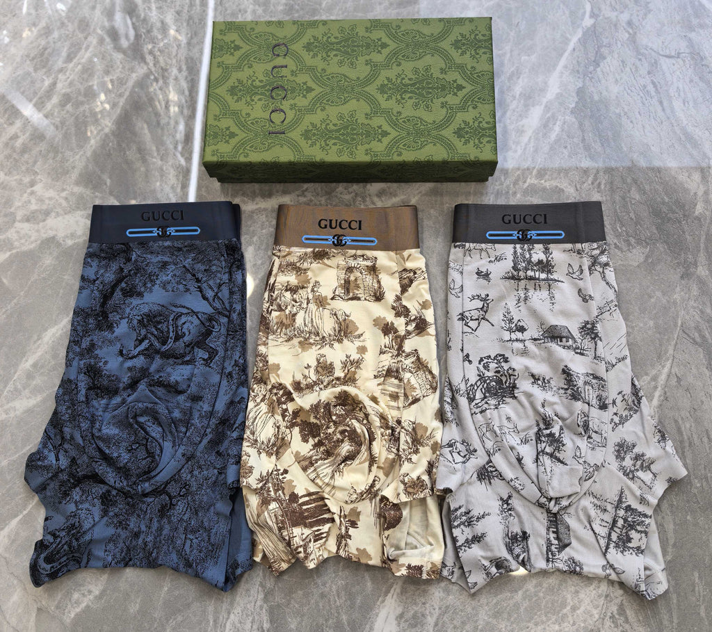 Modal Men's Boxer Briefs - 3-Piece Box